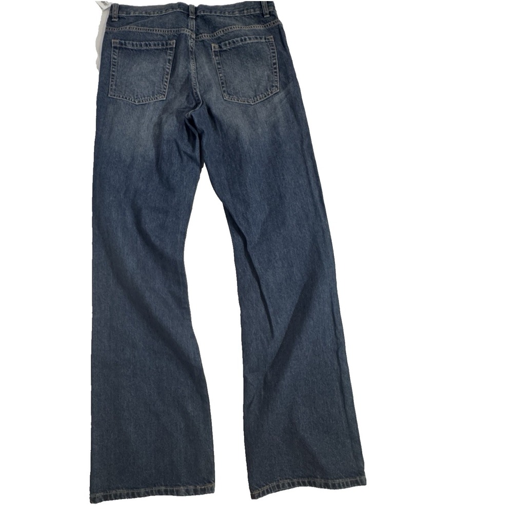 Old Navy Jeans Boy's Youth 16 Husky Boot Cut Blue Adjustable Waist School